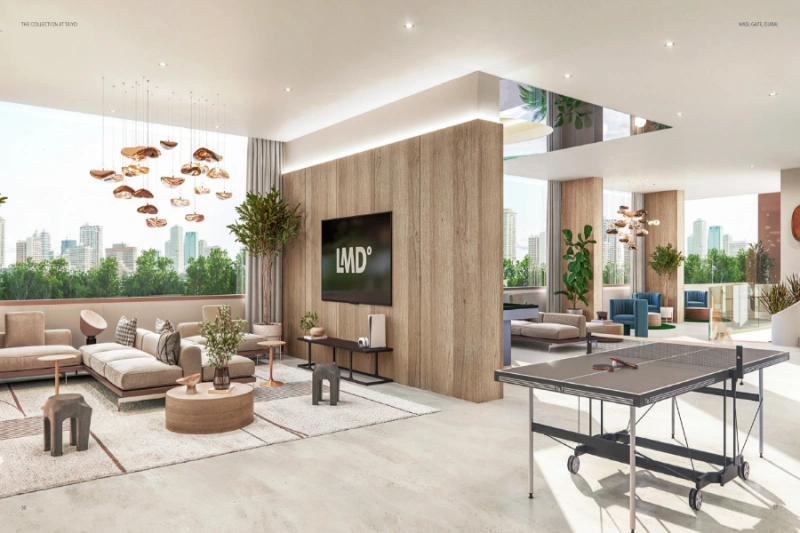 Zeitgenössisches Studio-Apartment mit modernem Design