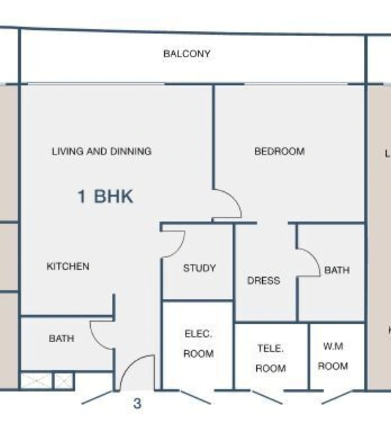 Elegantes 1-Schlafzimmer Apartment mit Privat Pool und atemberaubendem Meerblick
