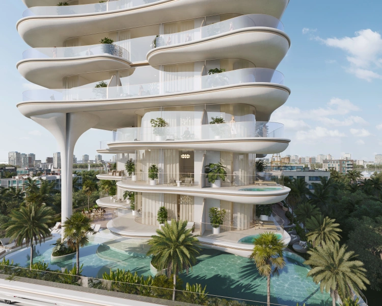 Elegantes 1-Schlafzimmer Apartment mit Privat Pool und atemberaubendem Meerblick