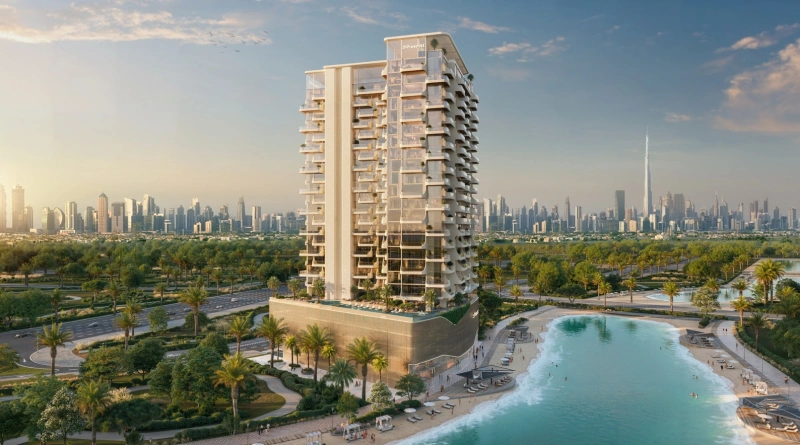 Lussuoso appartamento 3BHK + camera di servizio con piscina e vista panoramica.