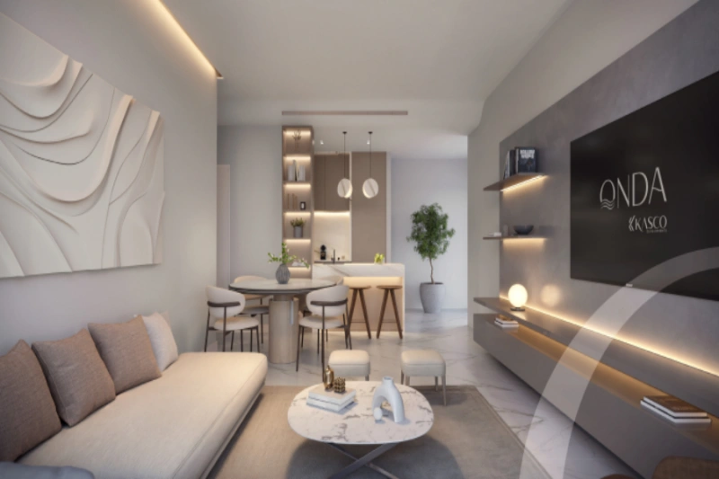 Stilvolle Zwei-Zimmer-Wohnung mit modernem Design