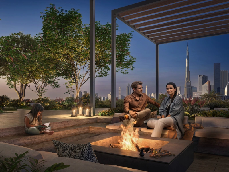 Exklusive 2-Zimmer Luxuswohnung mit atemberaubendem Stadtblick auf hohem Stockwerk