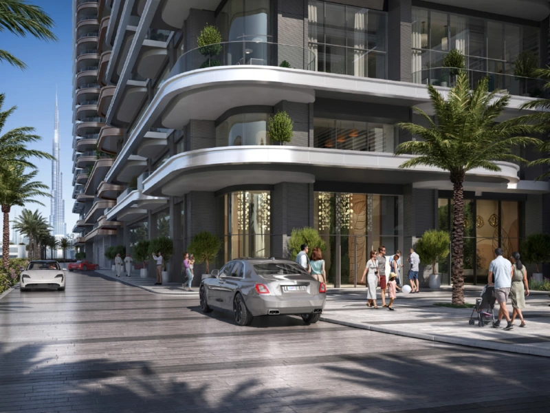 Exklusive 2-Zimmer Luxuswohnung mit atemberaubendem Stadtblick auf hohem Stockwerk