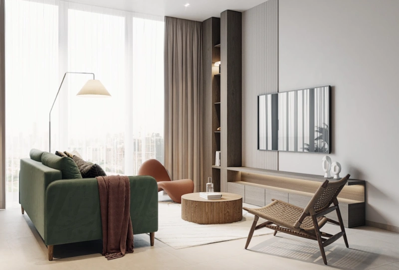 appartement de 2 chambres à coucher dans "AUREL1A RESIDENCE"