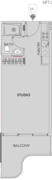 Luxuriöses Studio mit Rooftop-Pool und voll möbliertem Interieur in bester Lage!