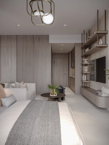 Luxuriöses Studio mit Rooftop-Pool und voll möbliertem Interieur in bester Lage!