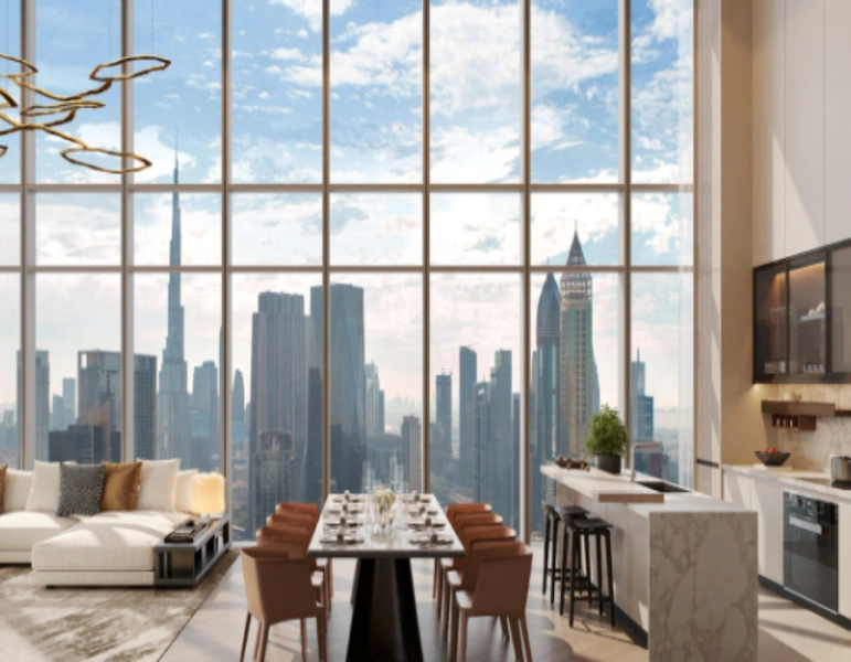 Stilvolle Drei-Zimmer-Wohnung mit modernem Design