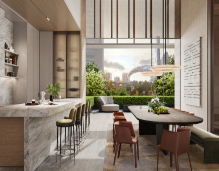 Stilvolle Drei-Zimmer-Wohnung mit modernem Design