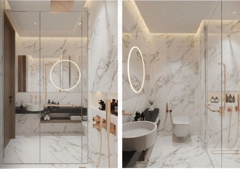 Modernes 2-Zimmer-Apartment mit privatem Pool in bester Lage von JVC - Luxus pur!