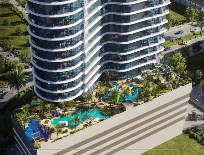 Modernes 2-Zimmer-Apartment mit privatem Pool in bester Lage von JVC - Luxus pur!