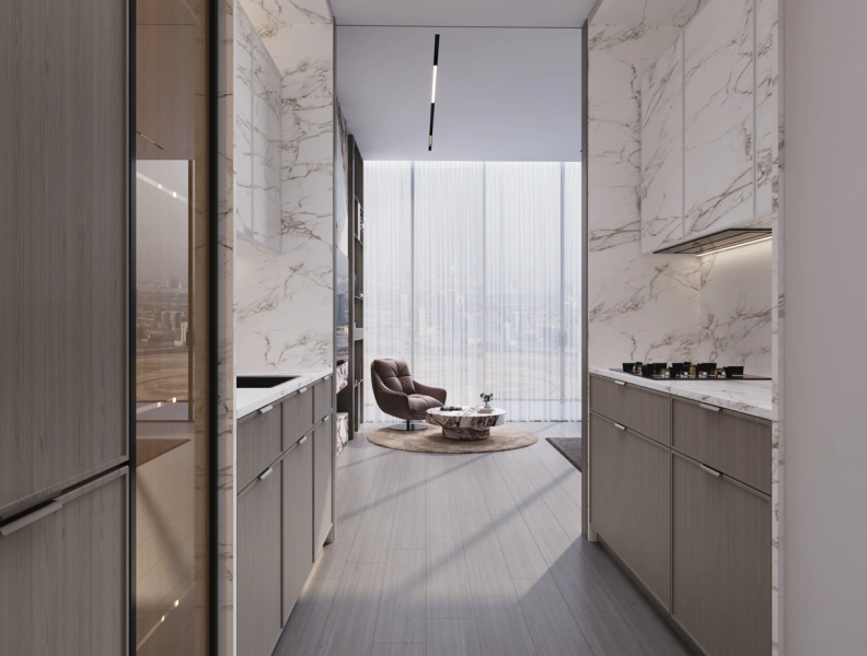 Modernes Studio mit Pool und Jacuzzi in exklusivem Ambiente