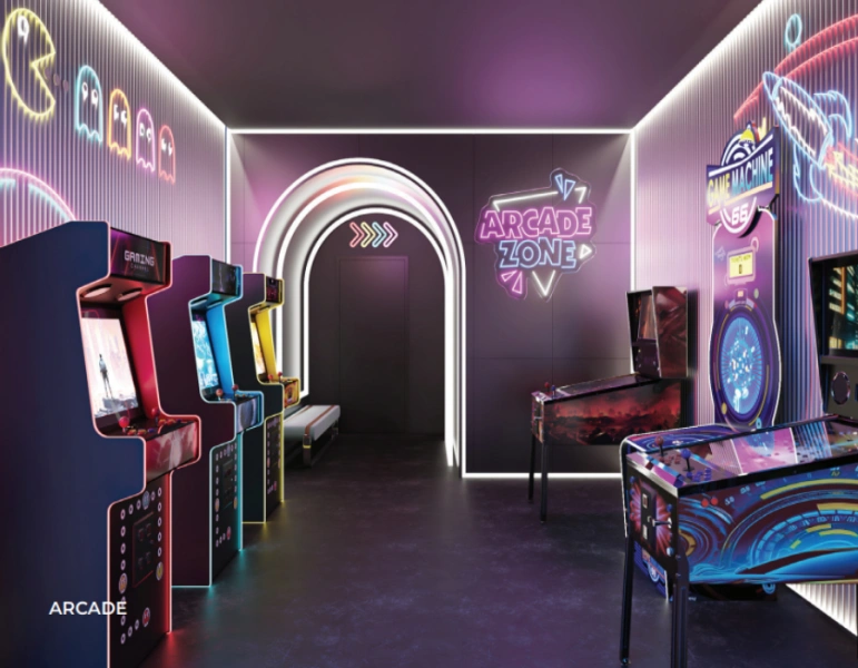 Elegante appartamento con tre camere da letto dal design moderno