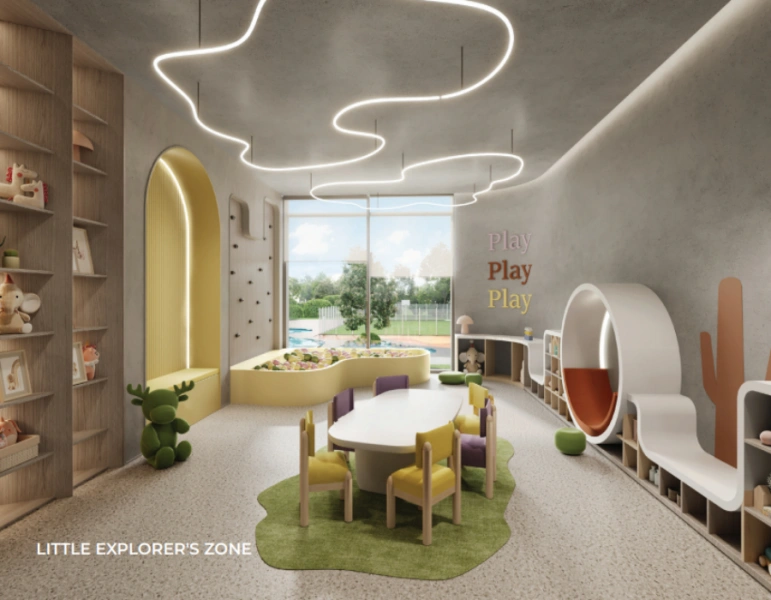 Elegante appartamento con tre camere da letto dal design moderno