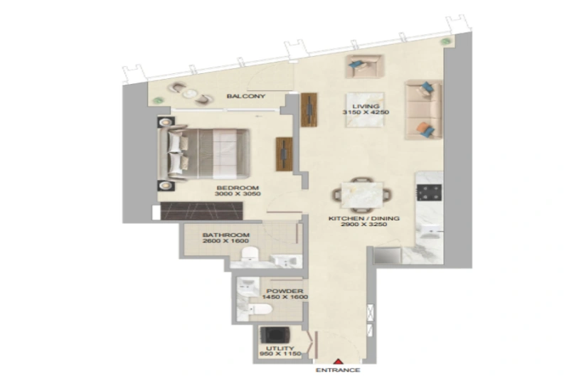 Charmant appartement au design moderne