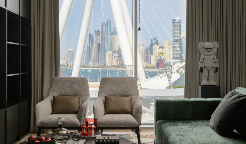 Exklusives 4-Schlafzimmer-Zimmer mit Meerblick in Ain, Palm und JBR