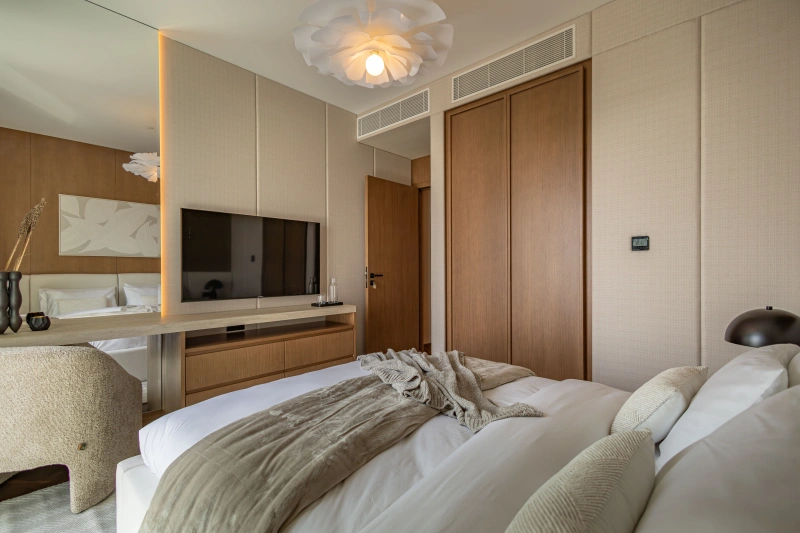 Luxuriöses 2-Zimmer-Apartment mit Meerblick auf hoher Etage