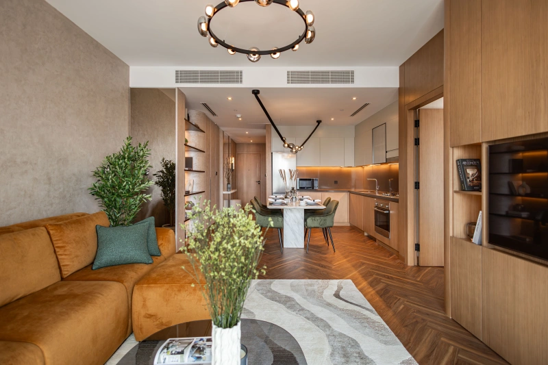 Luxuriöses 2-Zimmer-Apartment mit Meerblick auf hoher Etage