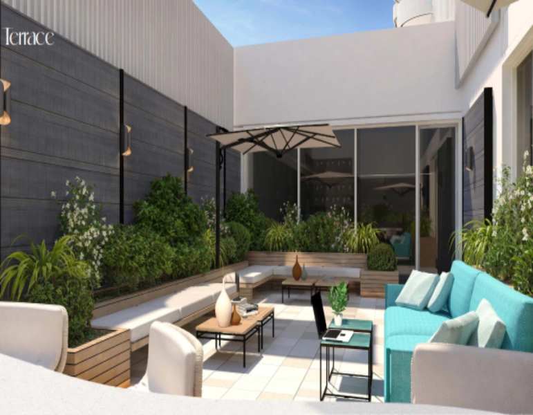 Stilvolle Zwei-Zimmer-Wohnung mit modernem Design