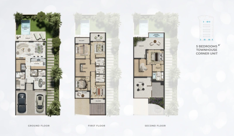 Exklusives Stadthaus mit 5 Schlafzimmern - Privater Pool mit großem Gartenbereich!