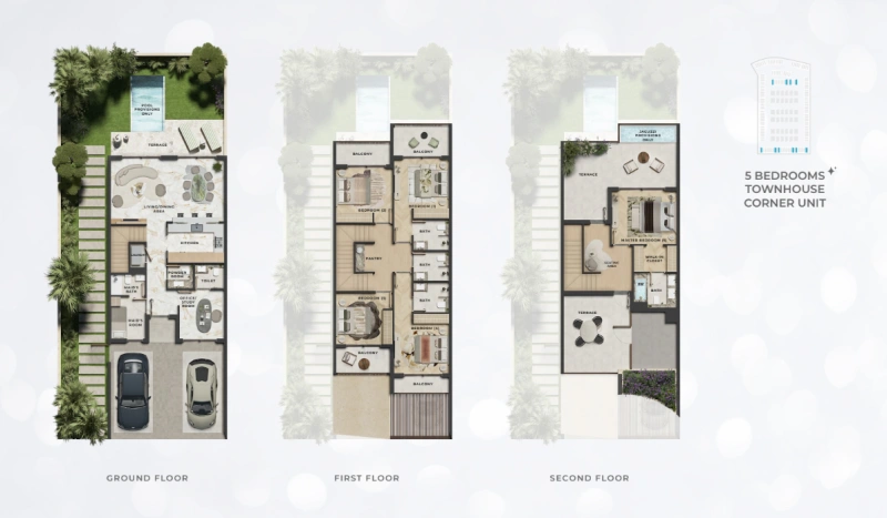 Exklusives Stadthaus mit 5 Schlafzimmern - Privater Pool mit großem Gartenbereich!