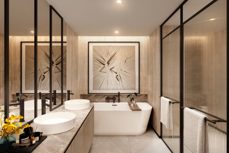 Luxuriöses Penthouse mit vier Schlafzimmern und modernem Design