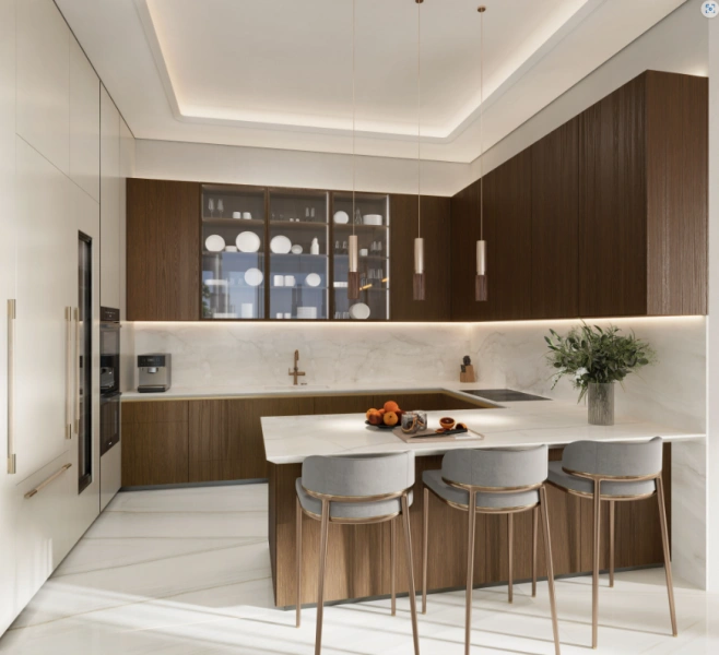 Luxuriöses Apartment mit 2 Schlafzimmern und riesigem Balkon mit atemberaubendem Blick auf die Stadt