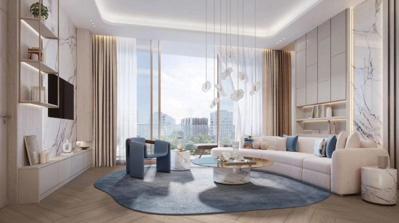 Wunderschöne Luxuswohnung mit großem Bodentiefen Fenstern und privatem Pool in exklusiver Lage!