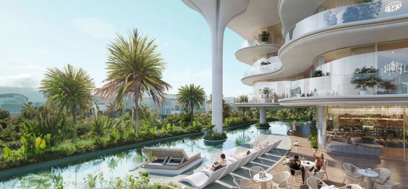 Wunderschöne Luxuswohnung mit großem Bodentiefen Fenstern und privatem Pool in exklusiver Lage!