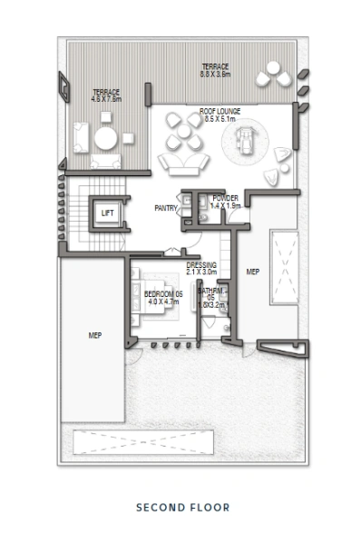 Luxus Apartment mit 5 Schlafzimmern, Familienzimmer & Dachterrasse an der Strandpromenade.