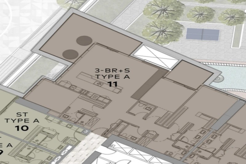 Stilvolle Drei-Zimmer-Wohnung mit modernem Design