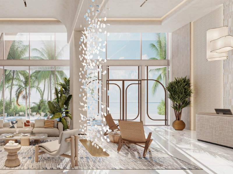 Luxuriöse 4-Zimmer-Wohnung mit Zimmer für Hausangestellte und eigenem Bad - direkt am Strand