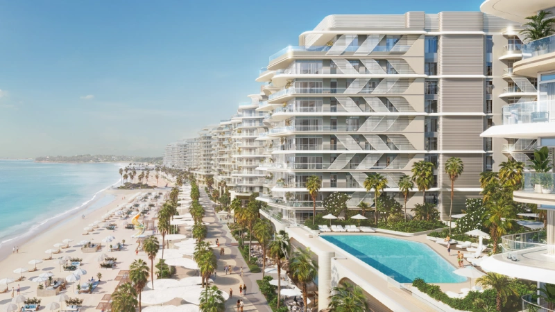 Luxuriöse 4-Zimmer-Wohnung mit Zimmer für Hausangestellte und eigenem Bad - direkt am Strand