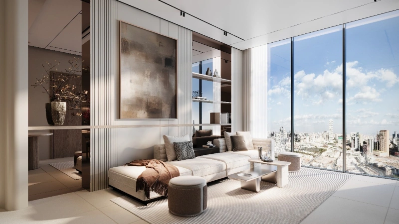 Luxuriöses Penthouse mit 4 Schlafzimmern, privatem Balkon und Jacuzzi.