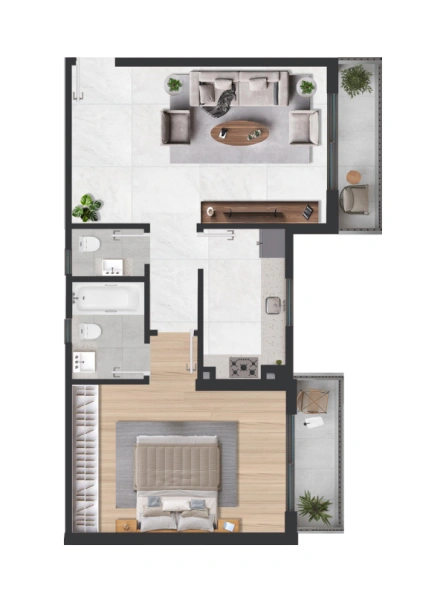 Moderne 1-Zimmer-Wohnung mit tollen Annehmlichkeiten in Toplage!