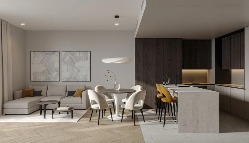 apartamento de 2 dormitorios en "1WOOD RESIDENCE"