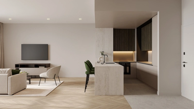 apartamento de 2 dormitorios en "1WOOD RESIDENCE"