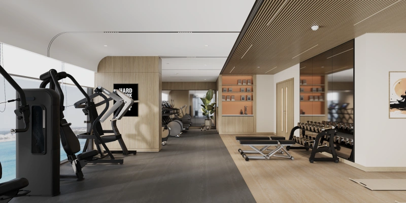 Stilvolles Ein-Zimmer-Apartment mit modernem Design