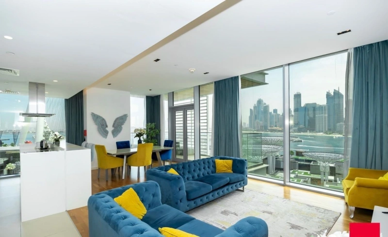 Traumhaftes Luxusapartment mit Meerblick und Zimmermädchen in Bluewaters Residences - Gebäude 6
