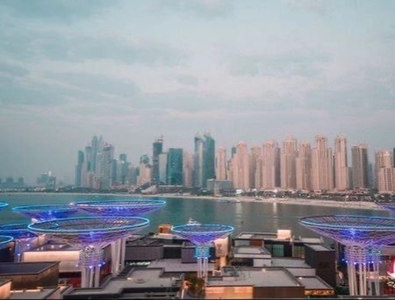 Traumhaftes Luxusapartment mit Meerblick und Zimmermädchen in Bluewaters Residences - Gebäude 6