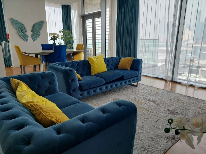 Traumhaftes Luxusapartment mit Meerblick und Zimmermädchen in Bluewaters Residences - Gebäude 6