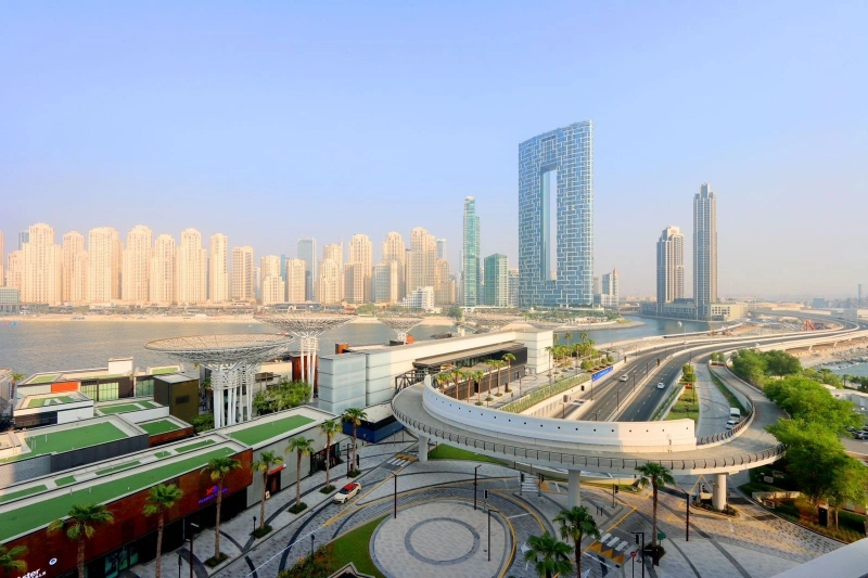 Traumhaftes Luxusapartment mit Meerblick und Zimmermädchen in Bluewaters Residences - Gebäude 6