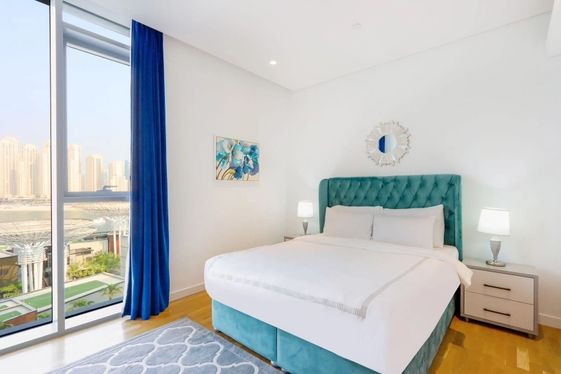 Traumhaftes Luxusapartment mit Meerblick und Zimmermädchen in Bluewaters Residences - Gebäude 6