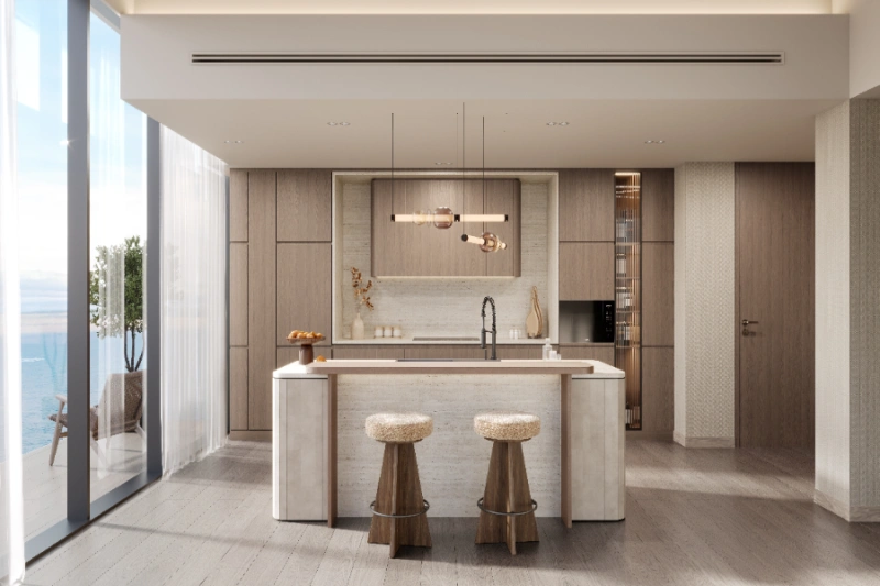 Atemberaubende Zwei-Zimmer-Wohnung mit Panoramablick