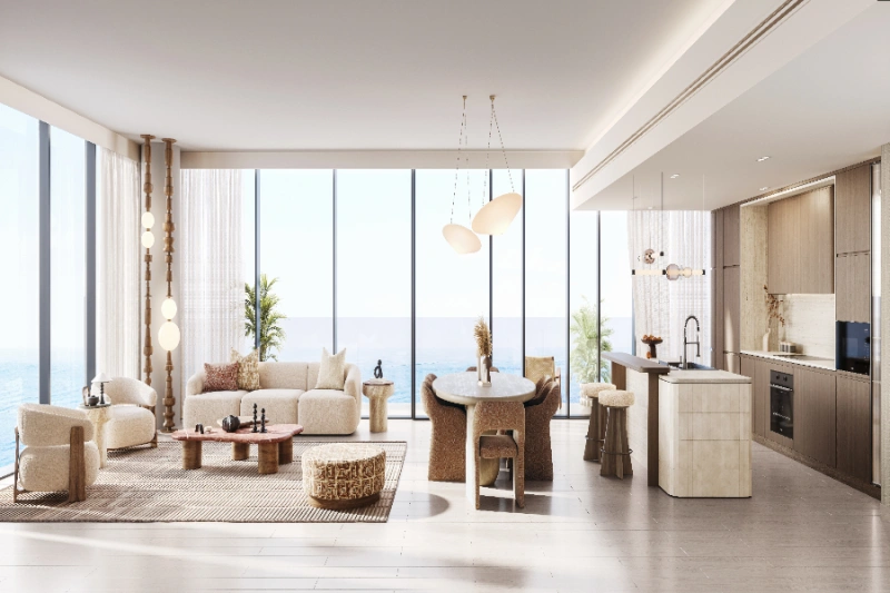 Atemberaubende Zwei-Zimmer-Wohnung mit Panoramablick