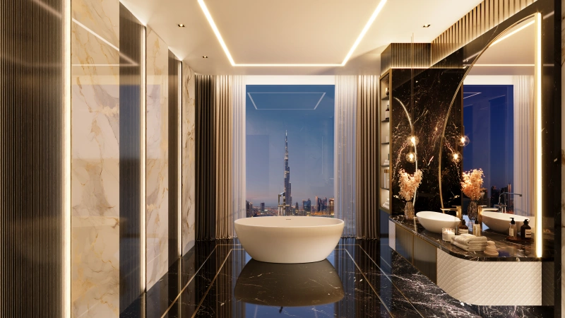 Ultra-luxuriöses 5-Schlafzimmer-Penthouse mit riesigem Grundriss und atemberaubender Aussicht