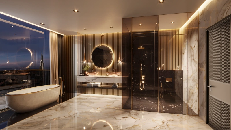 Ultra-luxuriöses 5-Schlafzimmer-Penthouse mit riesigem Grundriss und atemberaubender Aussicht