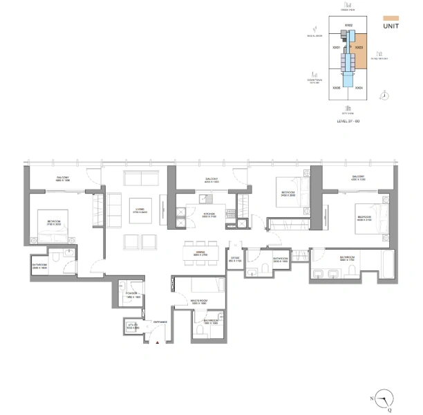 Geräumiges 3-Zimmer Apartment mit Dienstzimmer: Riesige Layout moderne Ausstattung & traumhafte Lage