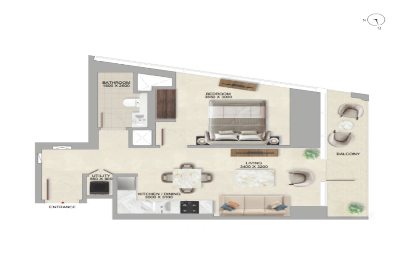 Appartement d'une chambre