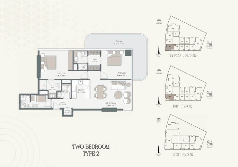Modern 2BR + Maids' Room, Fully Furnished, Prime Location, Must See!