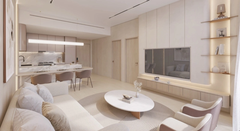 Modern 2BR + Maids' Room, Fully Furnished, Prime Location, Must See!